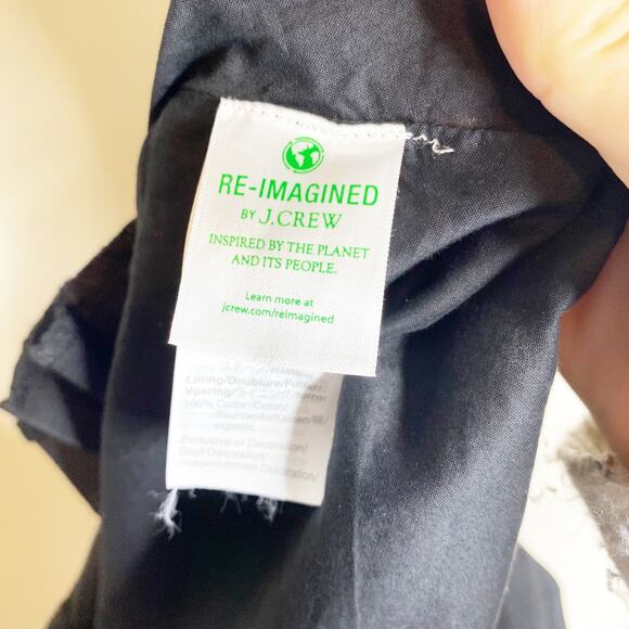 J Crew Women's Black Embroidered Tiered Mini Dress XS NWT - Picture 6 of 8